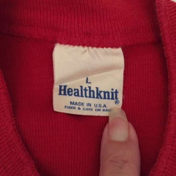 Vintage Alpha Gamma Delta Letter Henley Top - Picture 6 of 6